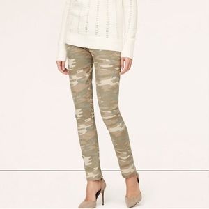 LOFT Camo Girlfriend Jeans